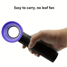 Load image into Gallery viewer, Hand Held Rechargable USB Bladeless Fan
