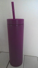 Load image into Gallery viewer, Skinny Tumblers with sliding lockable lid - 16oz Drinkware
