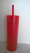 Load image into Gallery viewer, Skinny Tumblers with sliding lockable lid - 16oz Drinkware
