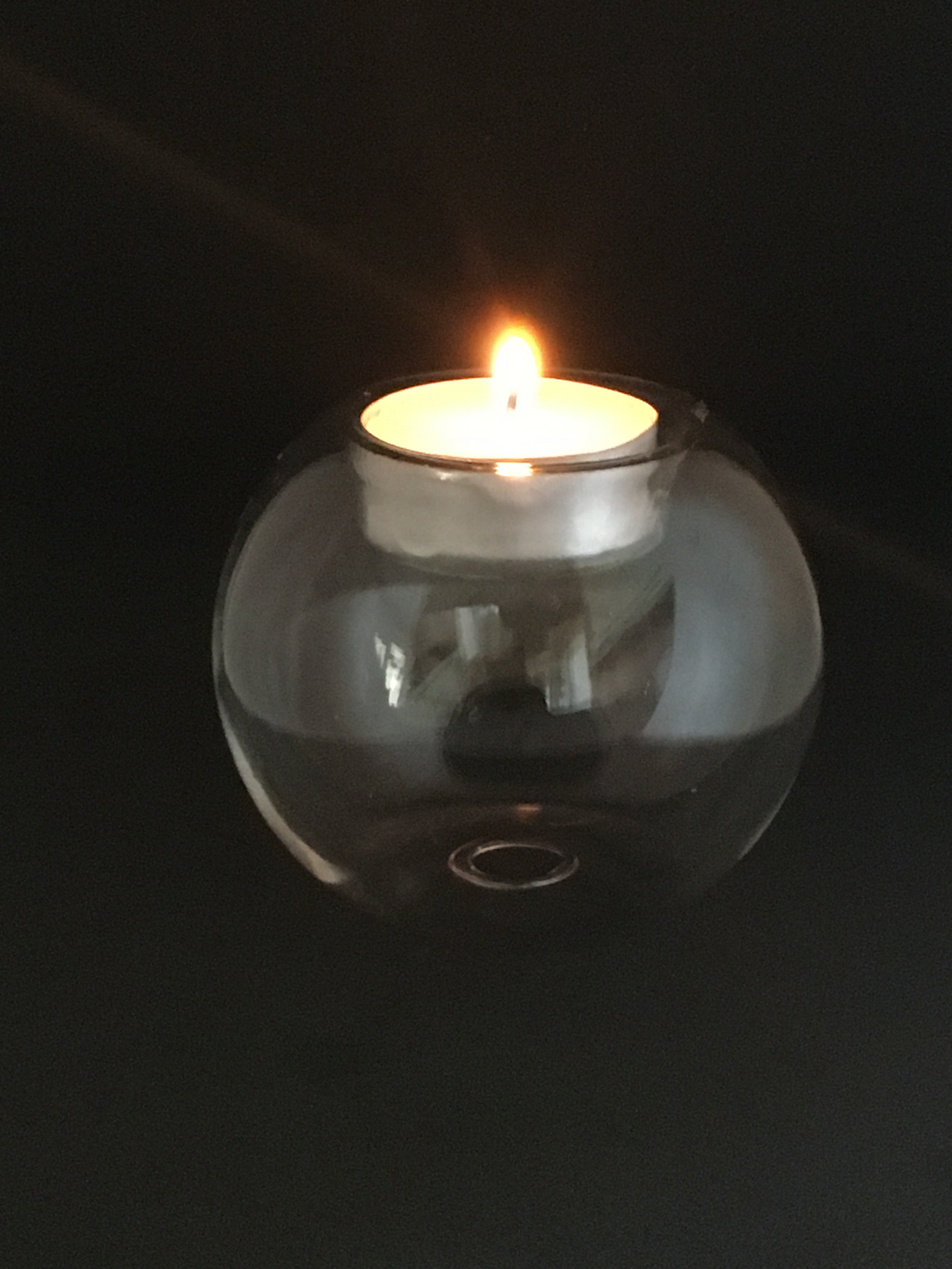 Glass Tea Light (without candle)