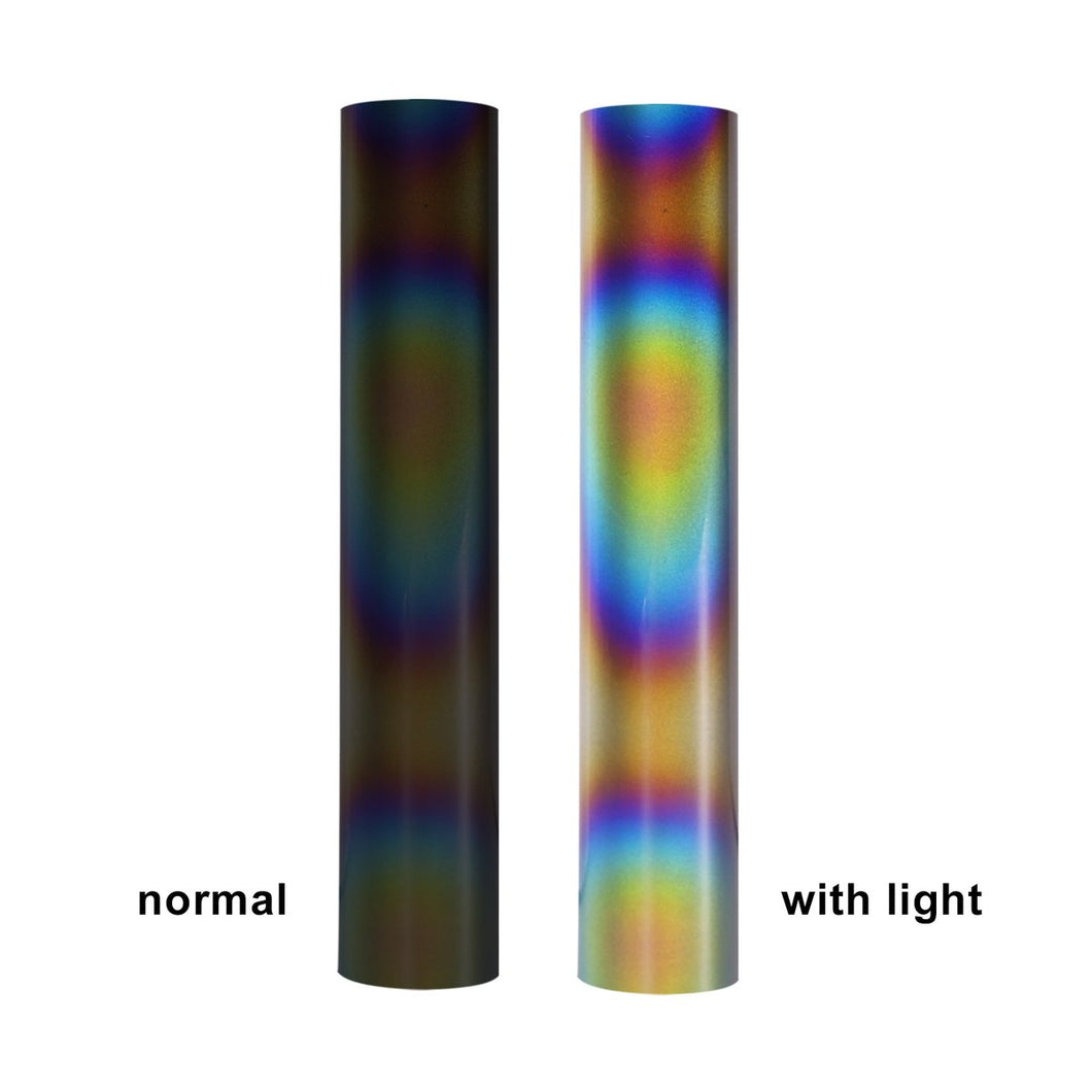 Reflective Rainbow Heat Transfer Vinyl - HTV