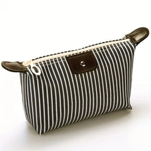 Load image into Gallery viewer, Small Striped or Plain Cosmetic Bag
