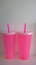 Load image into Gallery viewer, Drinkware - 24oz Pink Colour Changing Cups
